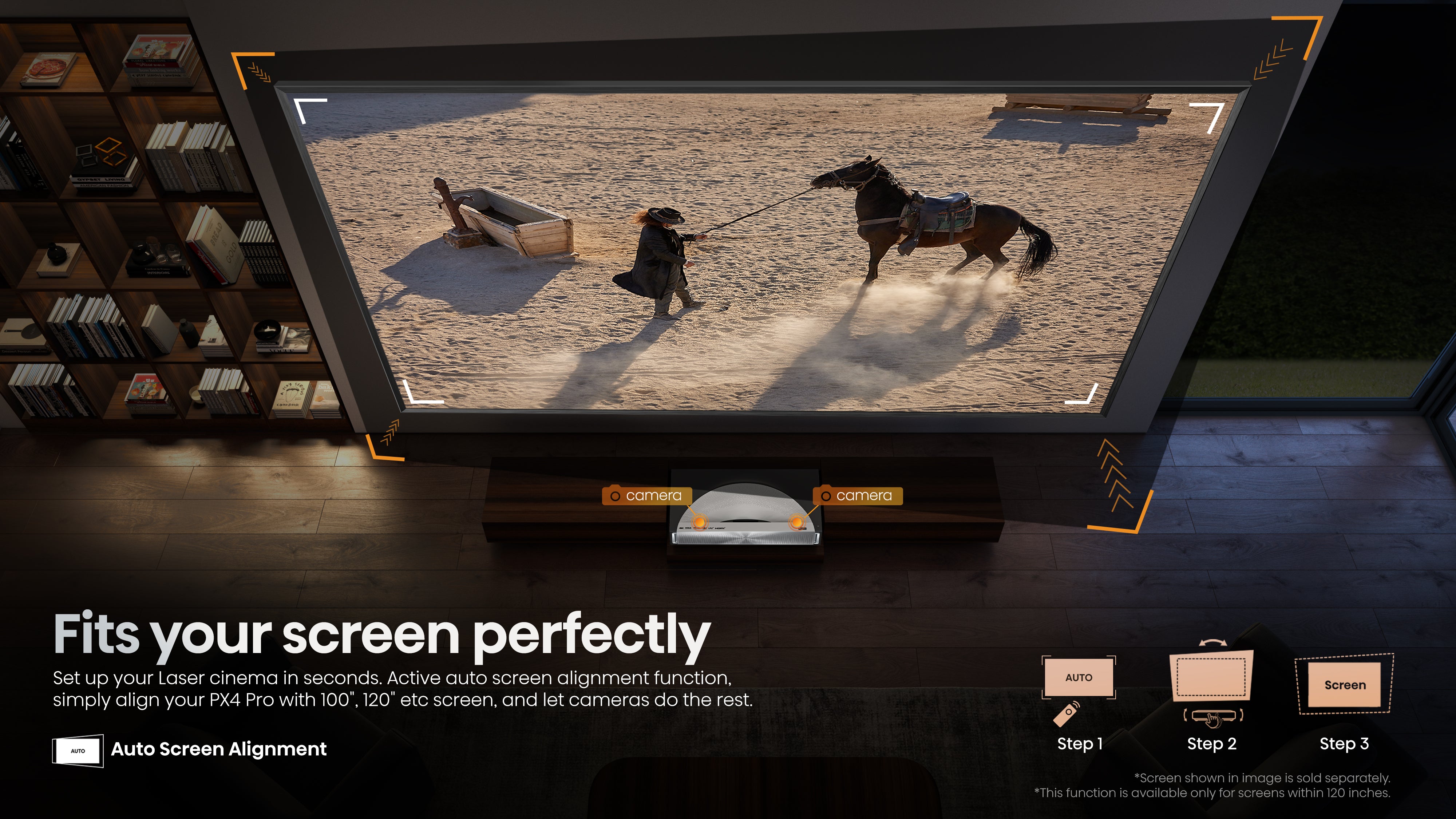 Hisense PX4-PRO, Triple Laser, Home Theater UST Projector (up to 200")