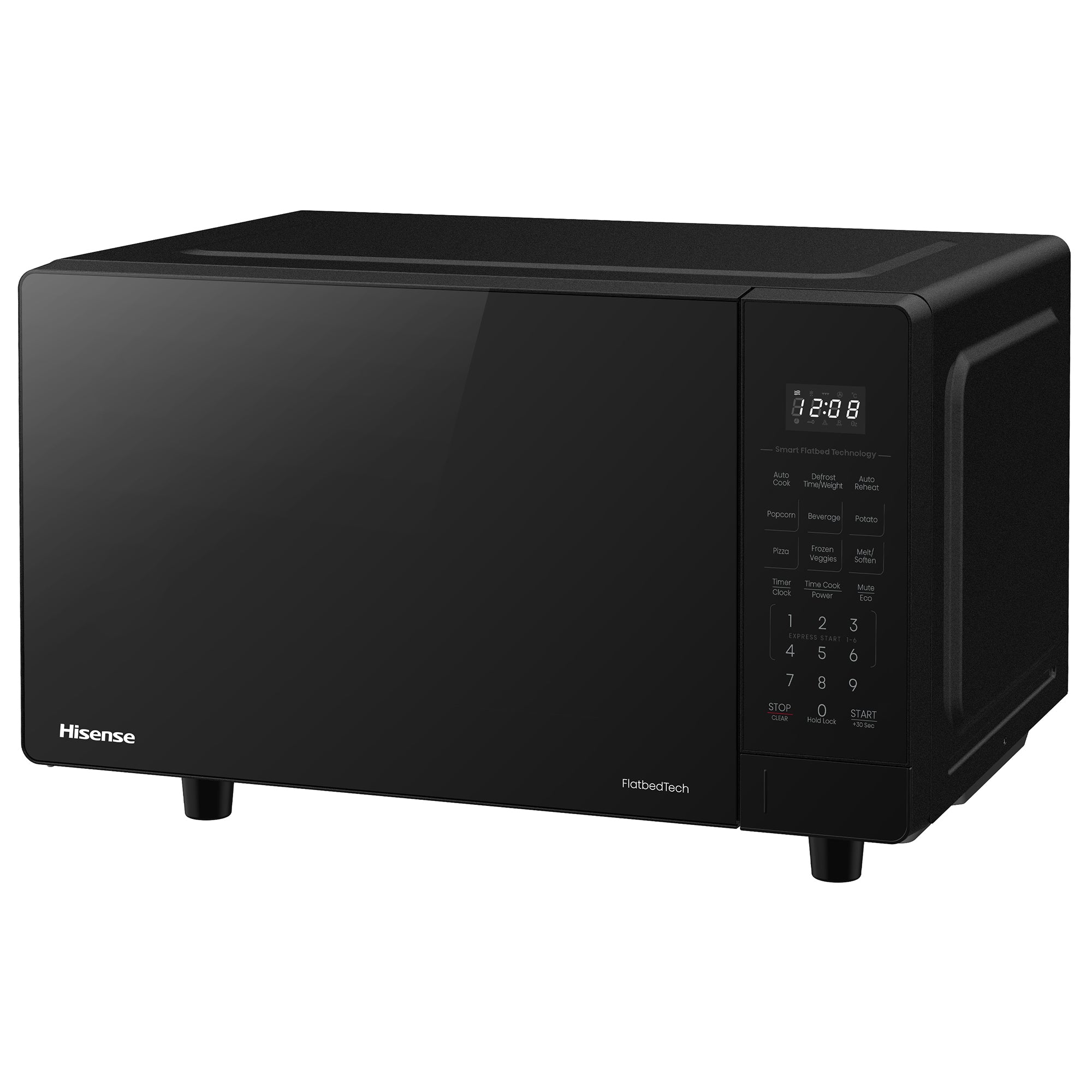 Hisense Flatbed 0.9-CU FT 900-Watt Countertop Microwave (Black)