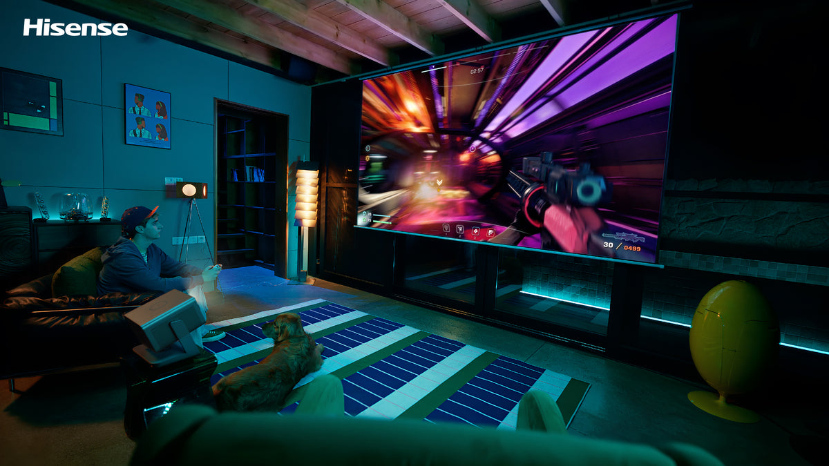 Hisense C3 Pro 3000 lm 4K Smart RGB Laser Projector with Iris & Lens shift (up to 300")