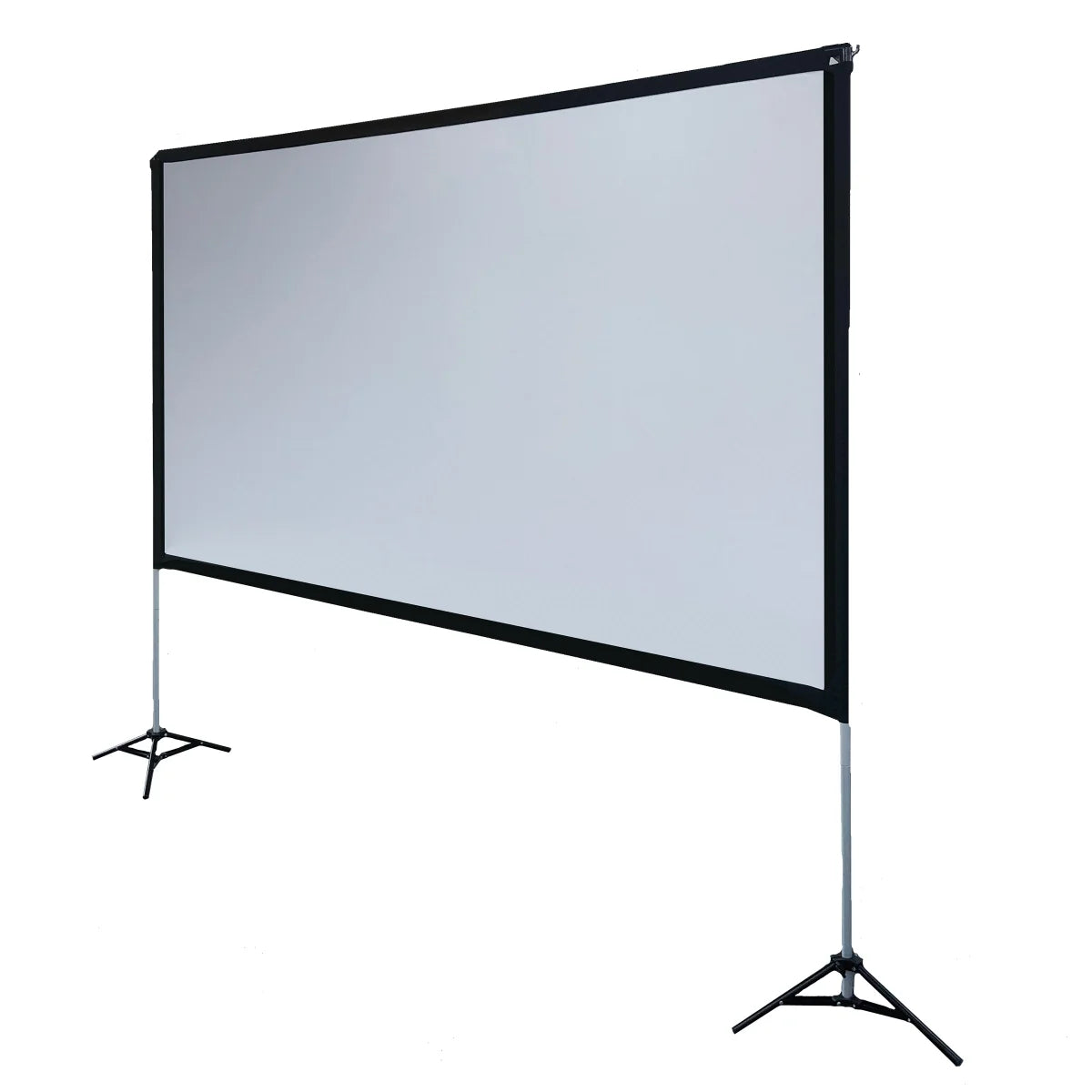 C1 PACKAGE- 4K UHD Portable Laser Mini Projector (up to 300") w/ 120" Portable Indoor/ Outdoor Projector Screen- Refurbished