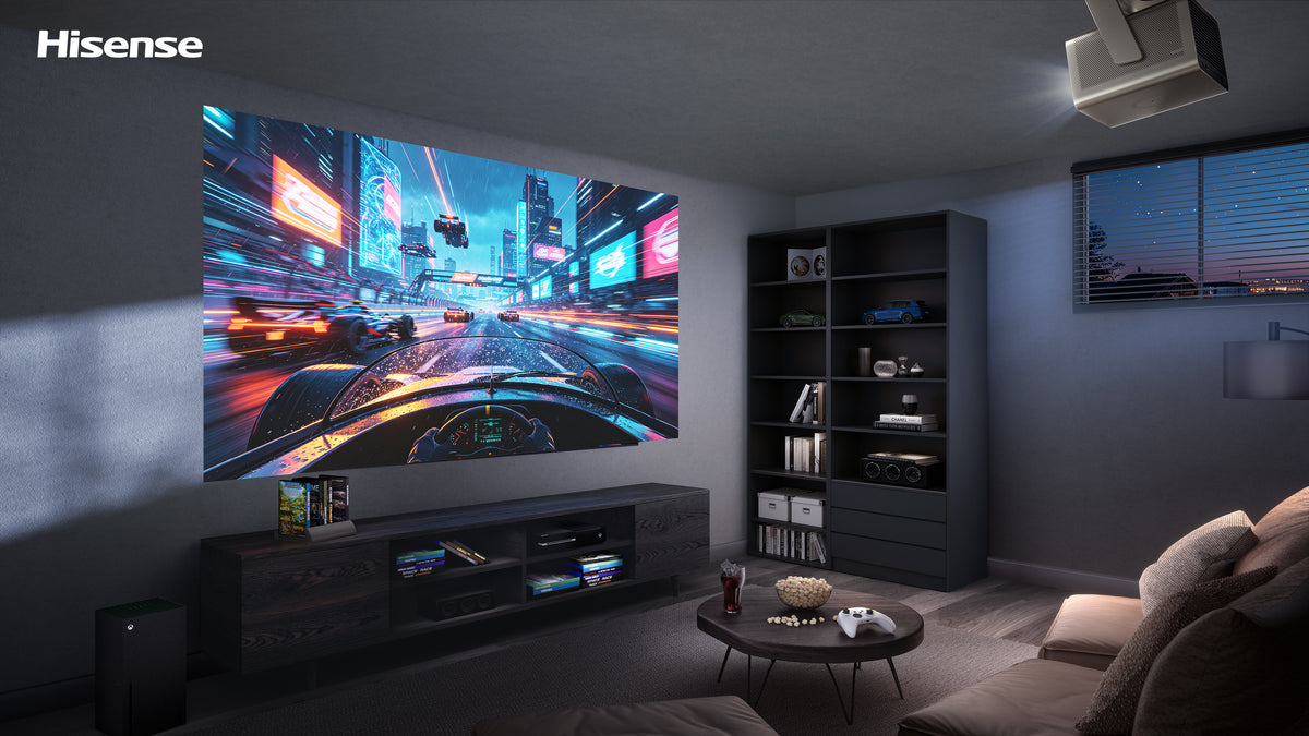 Hisense C3 Pro 3000 lm 4K Smart RGB Laser Projector with Iris & Lens shift (up to 300")