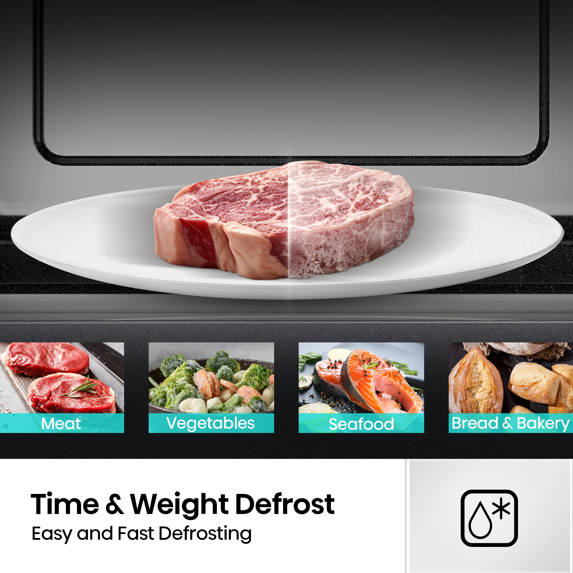 Hisense Flatbed 0.9-CU FT 900-Watt Countertop Microwave (Black)