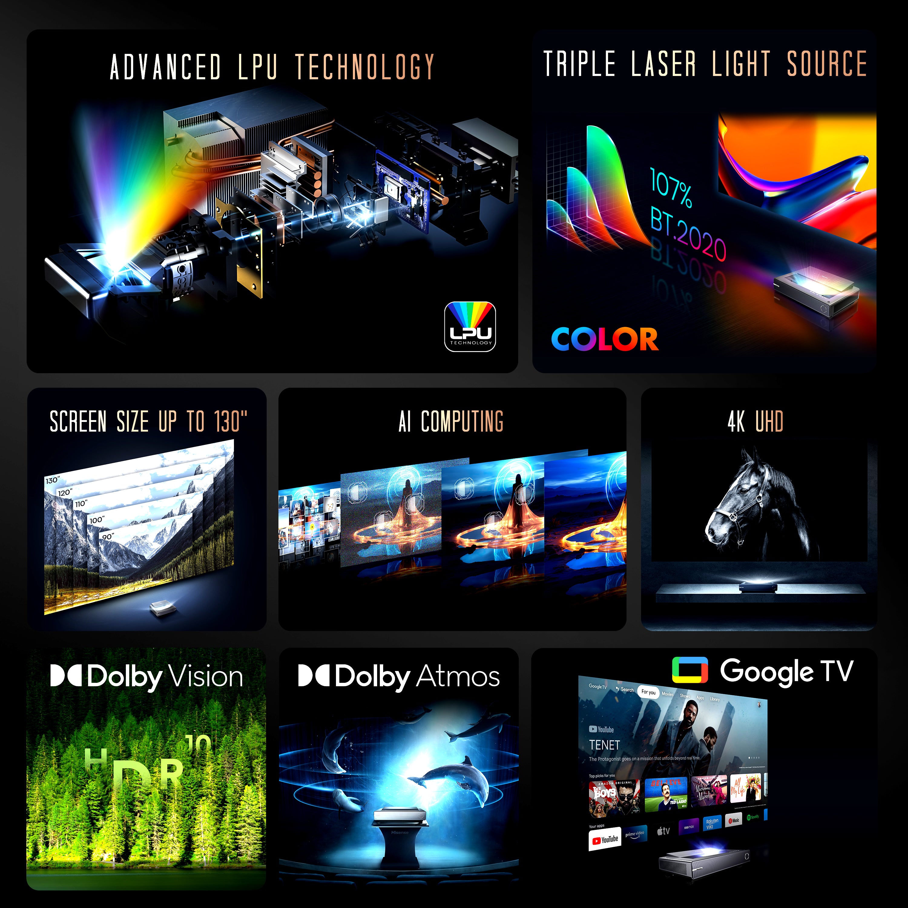 PX2-PRO TriChroma Laser Cinema (up to 130") (Refurbished)