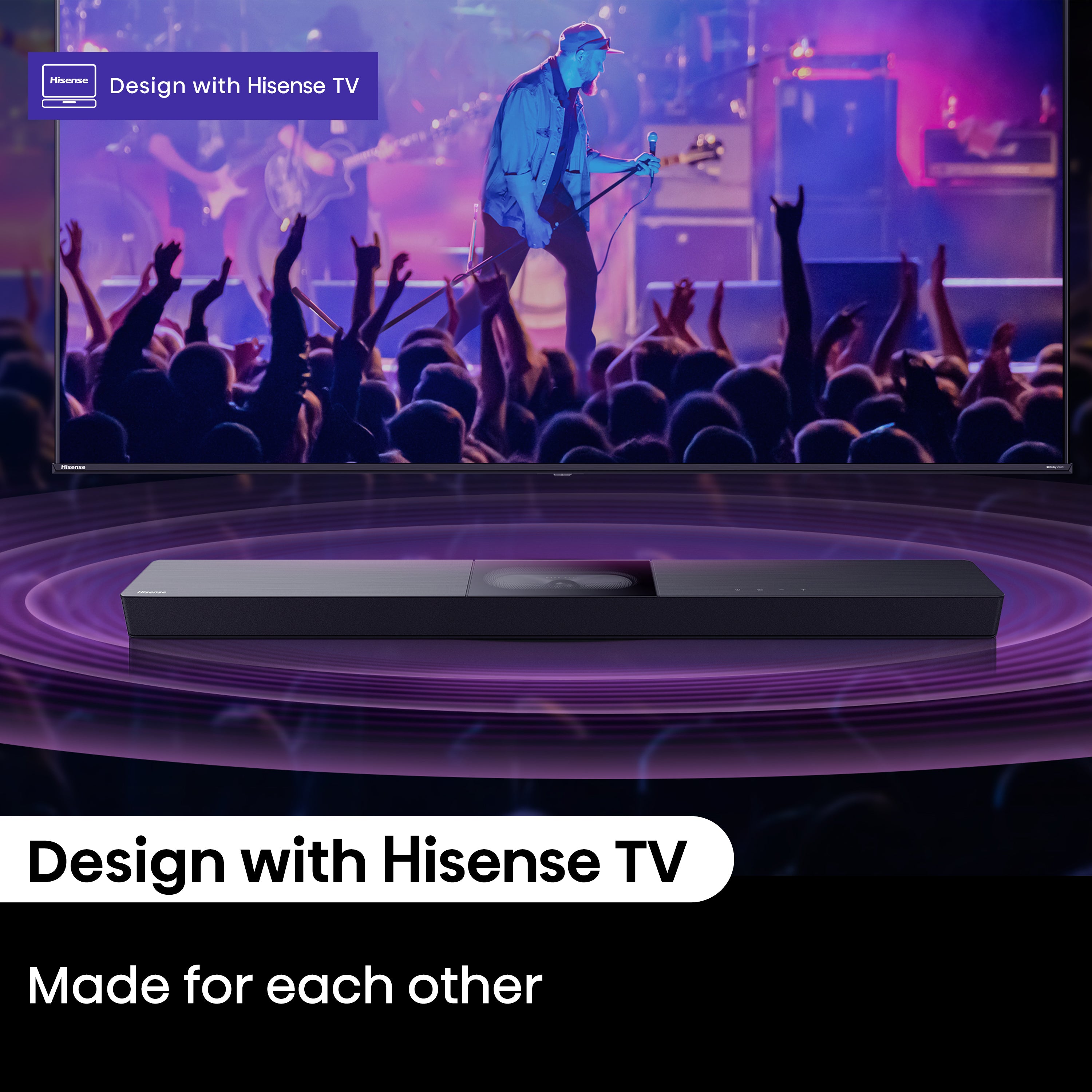 Hisense A620 2.1ch All-in-one Dolby Dightal /DTS Virtual: X, Sound Bar with Built-in Subwoofer