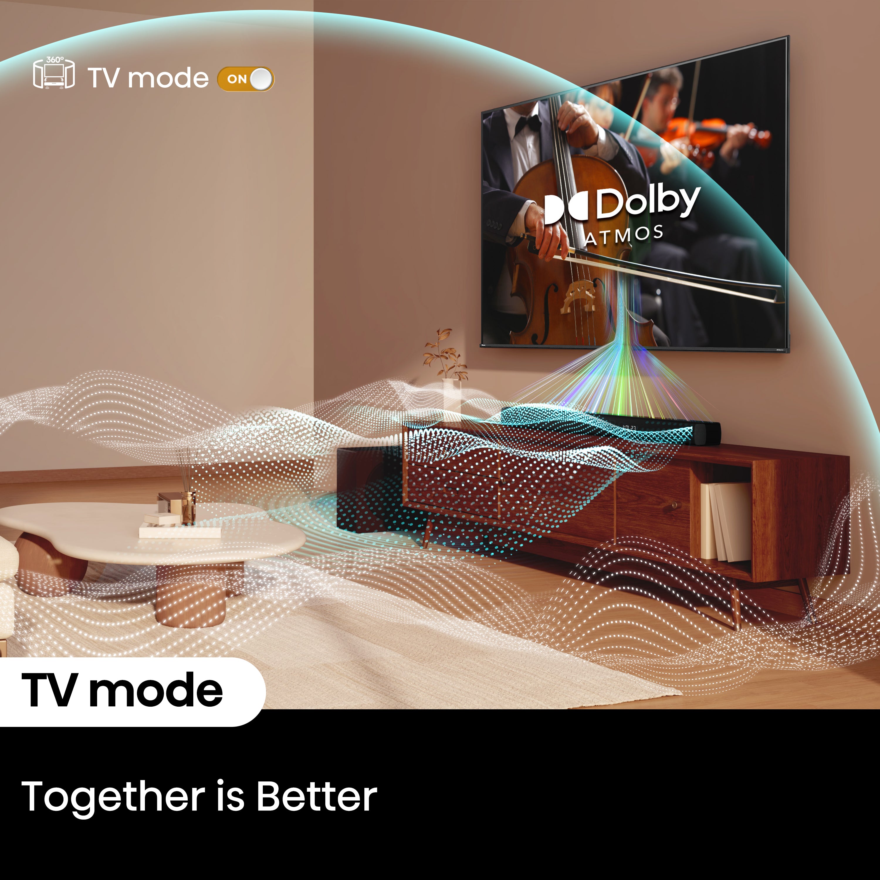 Hisense HS3100 3.1Ch, Dolby Digital Plus/ DTS Virtual:X, Sound Bar with Wireless Subwoofer
