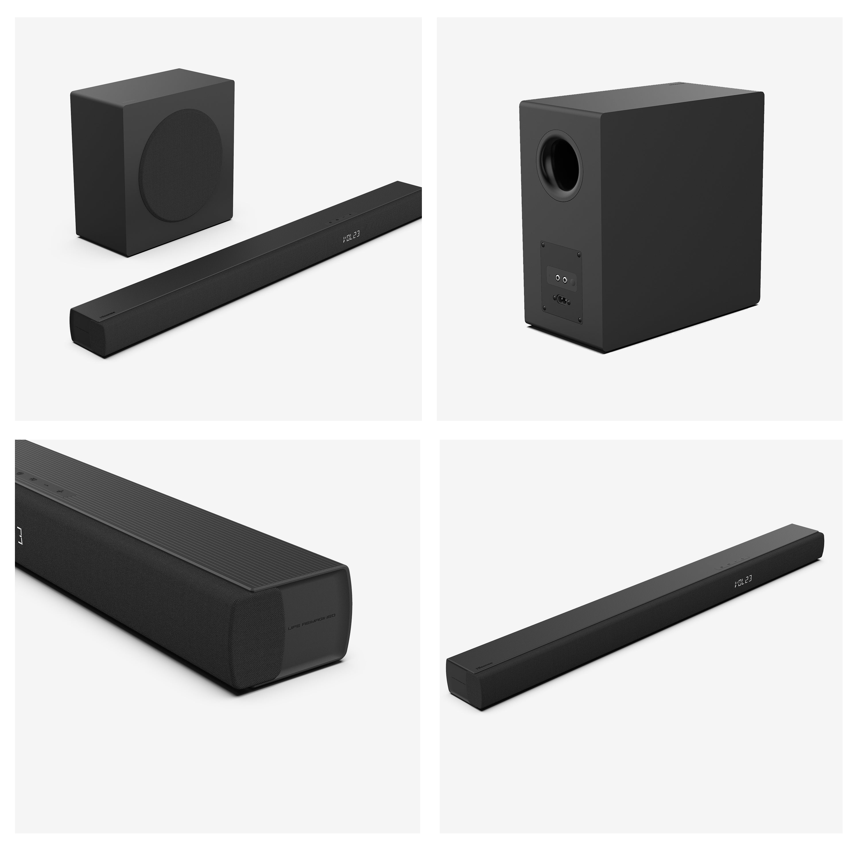 Hisense HS3100 3.1Ch, Dolby Digital Plus/ DTS Virtual:X, Sound Bar with Wireless Subwoofer