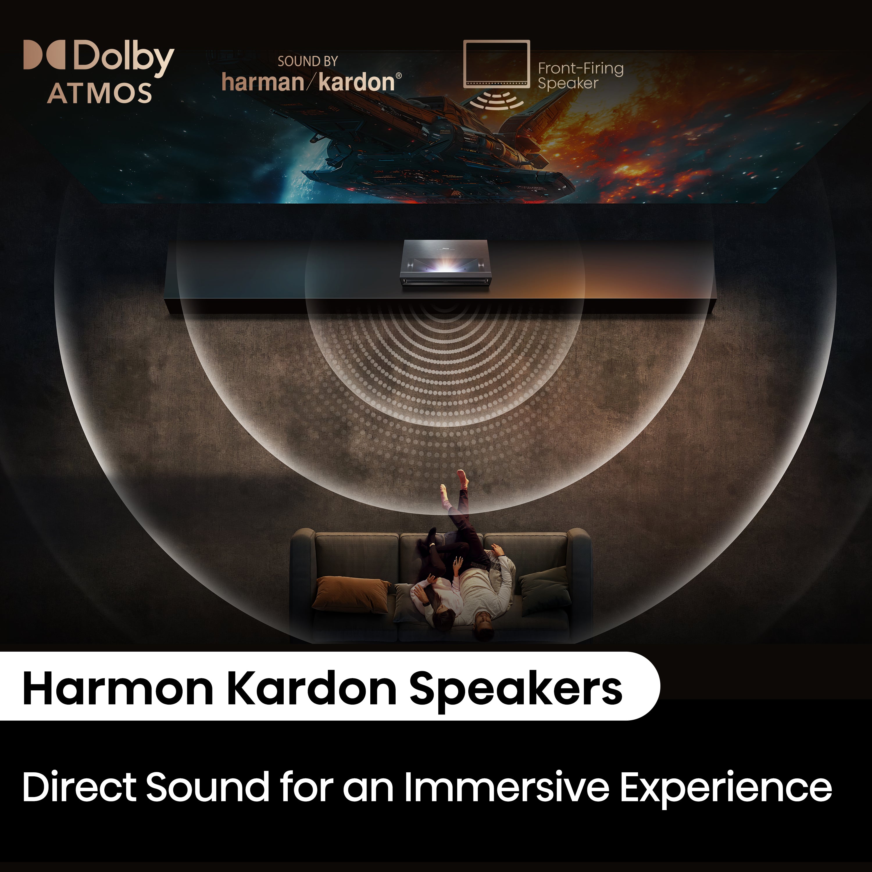 PX3-PRO, 4K UHD Triple Laser Home Theater UST Projector (up to 150")