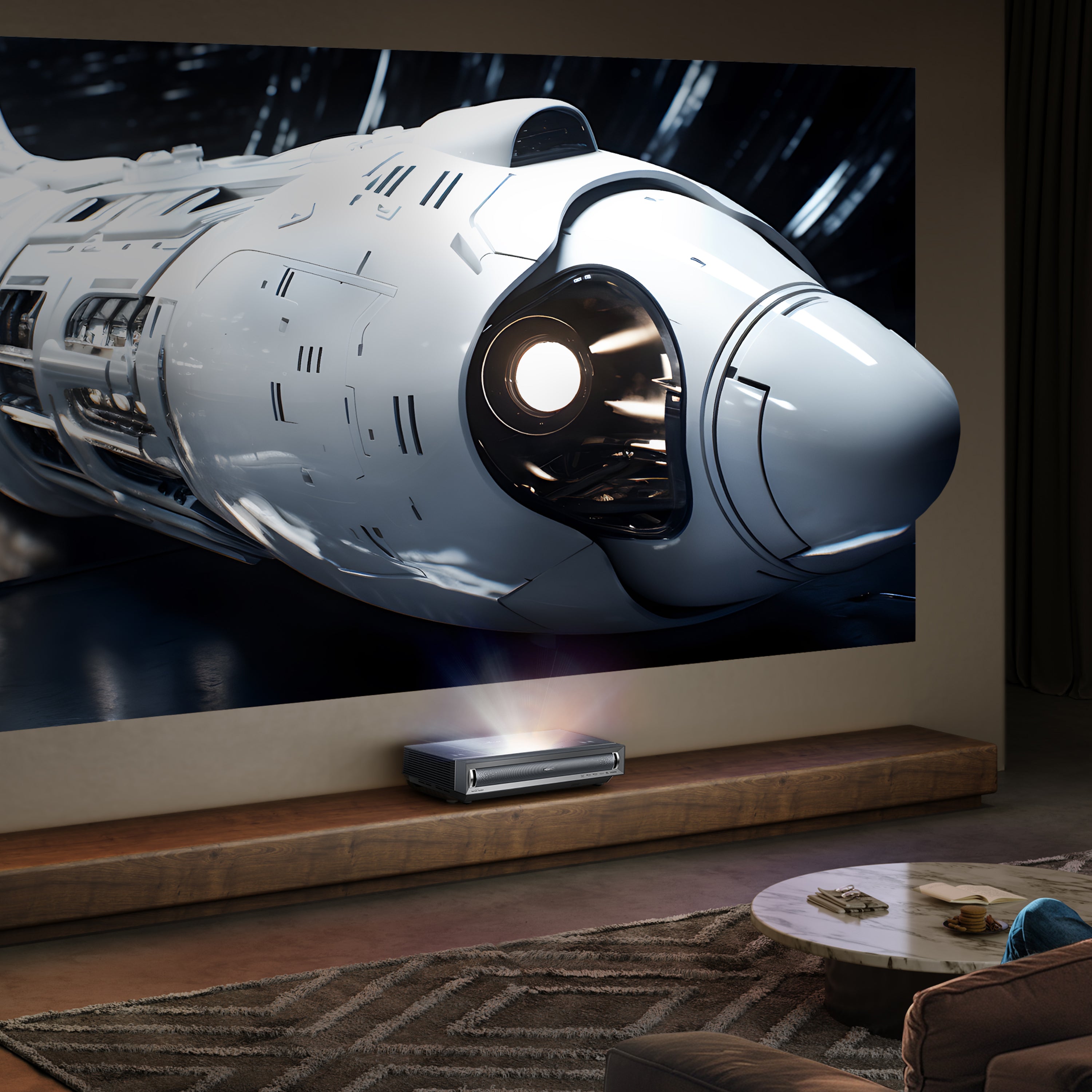 PX3-PRO, 4K UHD Triple Laser Home Theater UST Projector (up to 150")