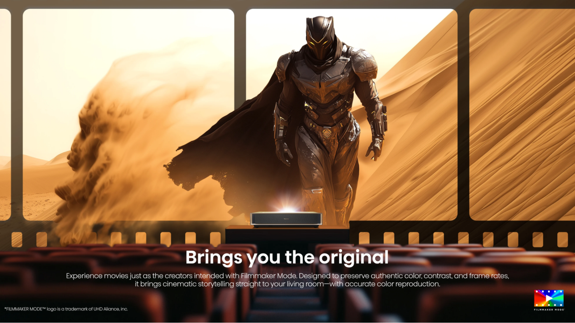 PT1, 4K UHD Triple Laser Ultra Short Throw UST Smart Projector (up to 150")