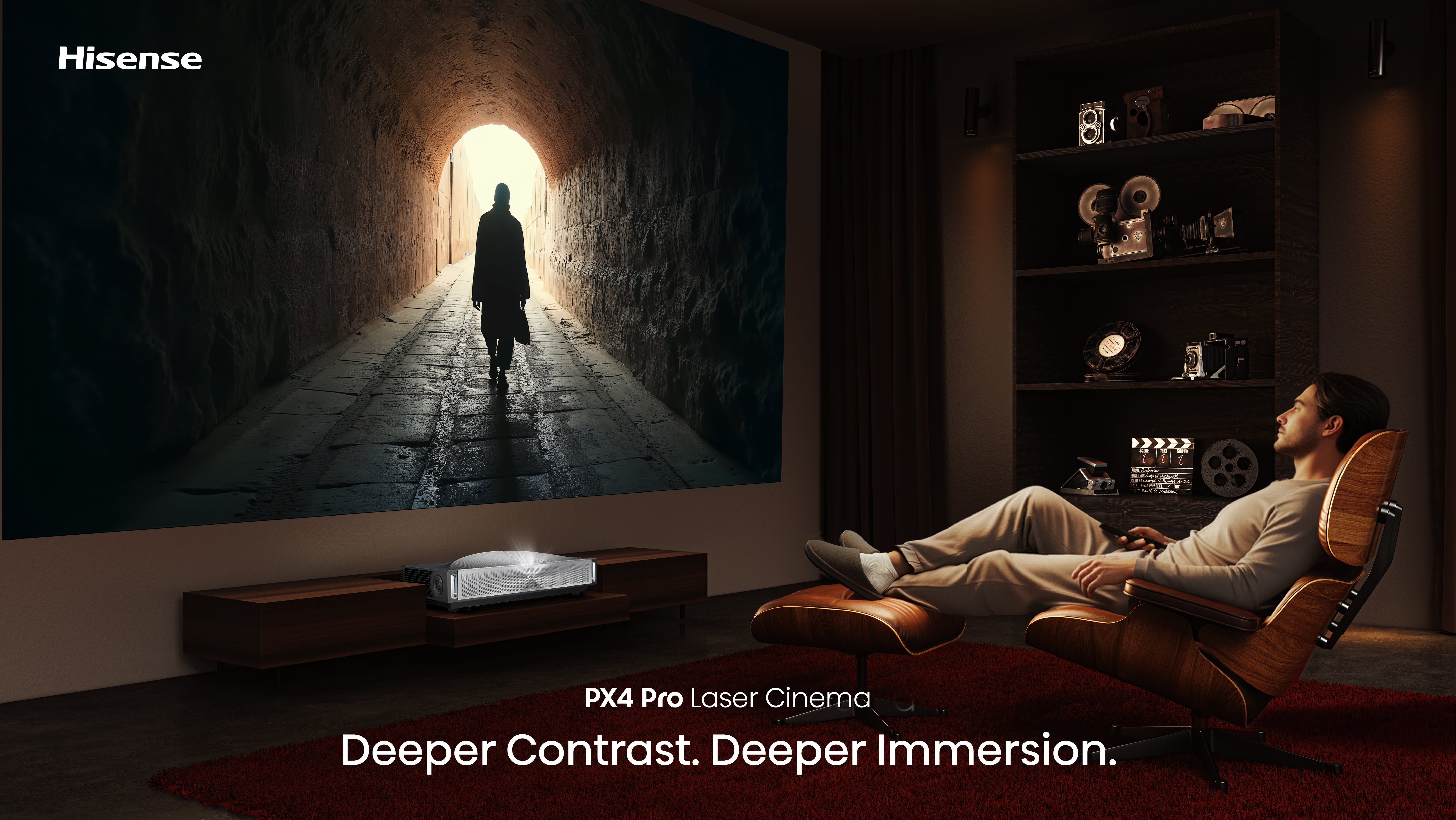 Hisense PX4-PRO, Triple Laser, Home Theater UST Projector (up to 200")
