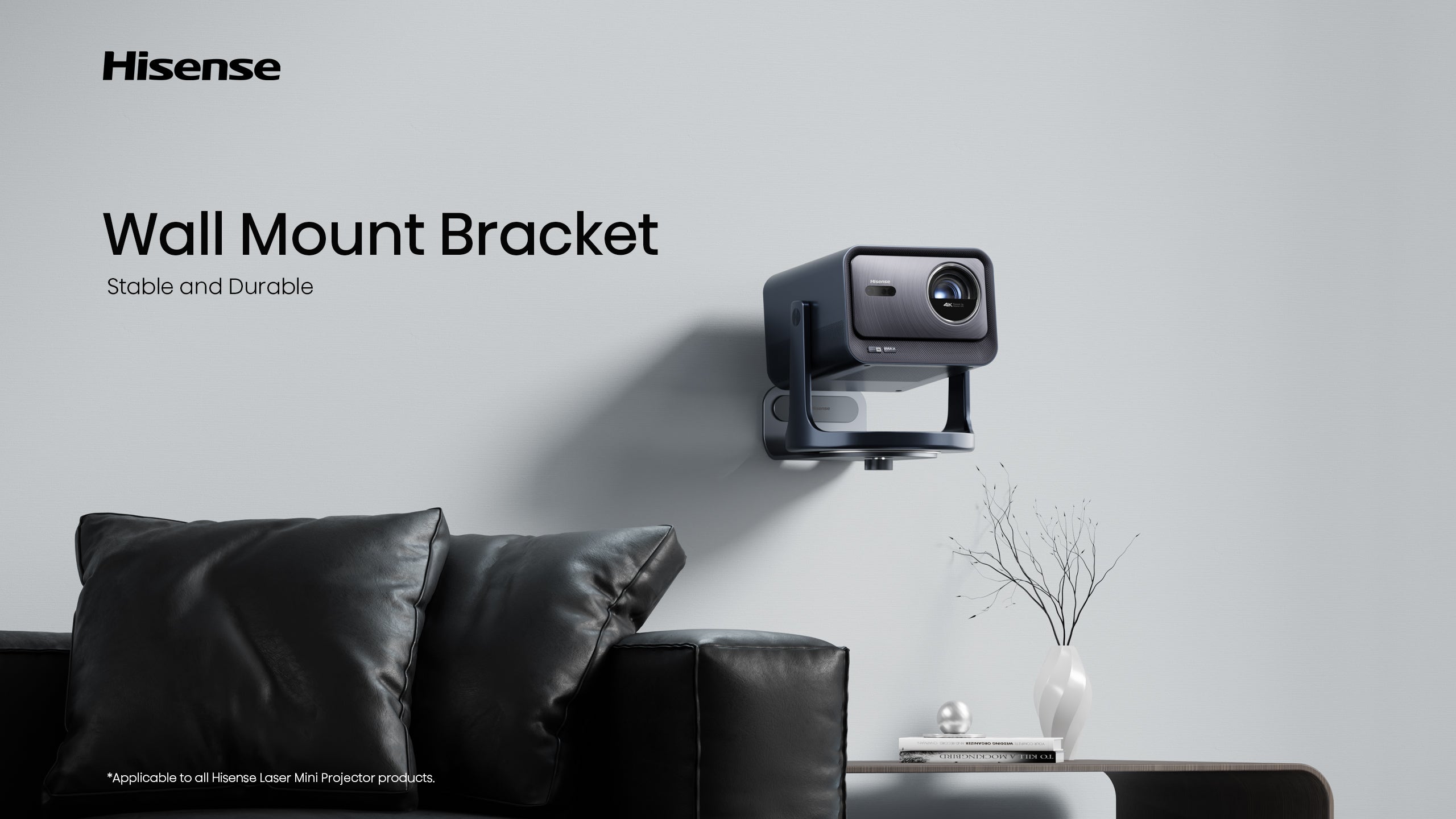 WM8Q, Mini Projector Wall Mounted Metal Stand