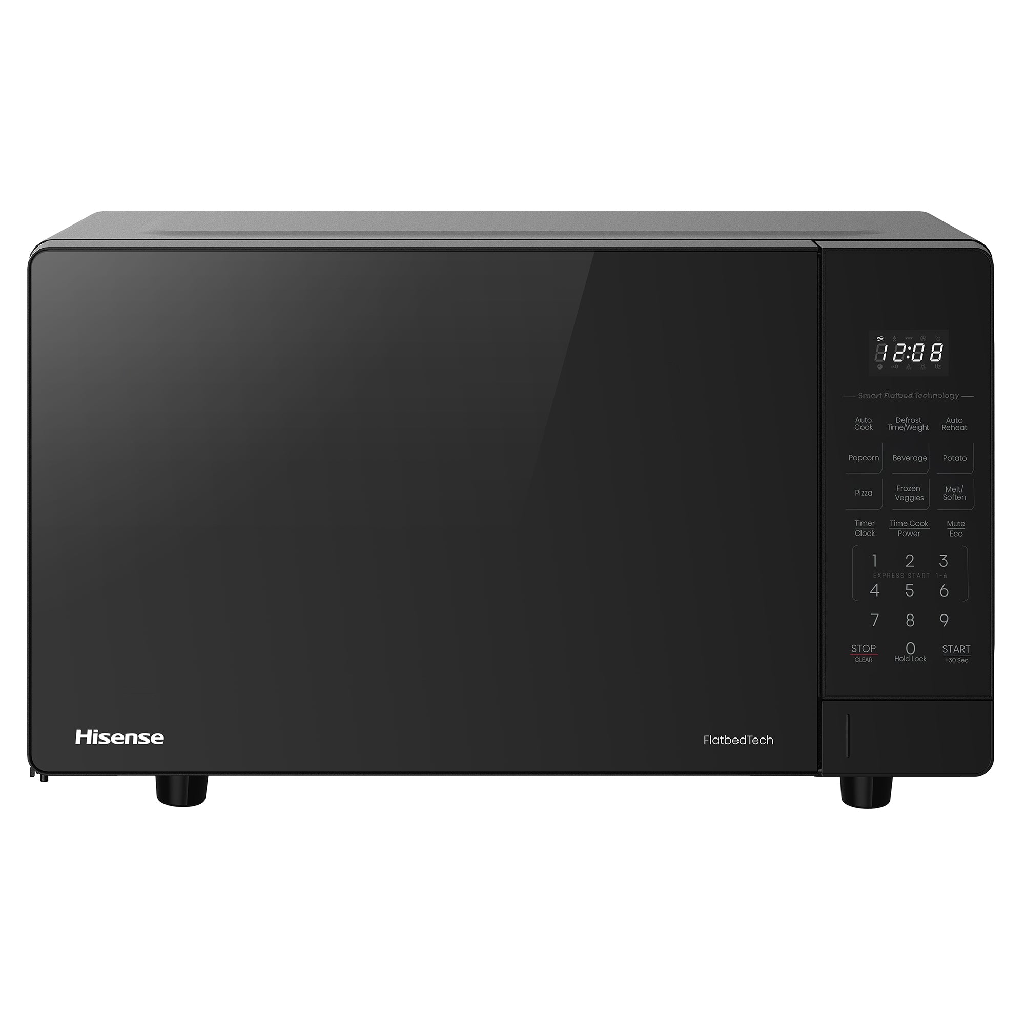 Hisense Flatbed 0.9-CU FT 900-Watt Countertop Microwave (Black)