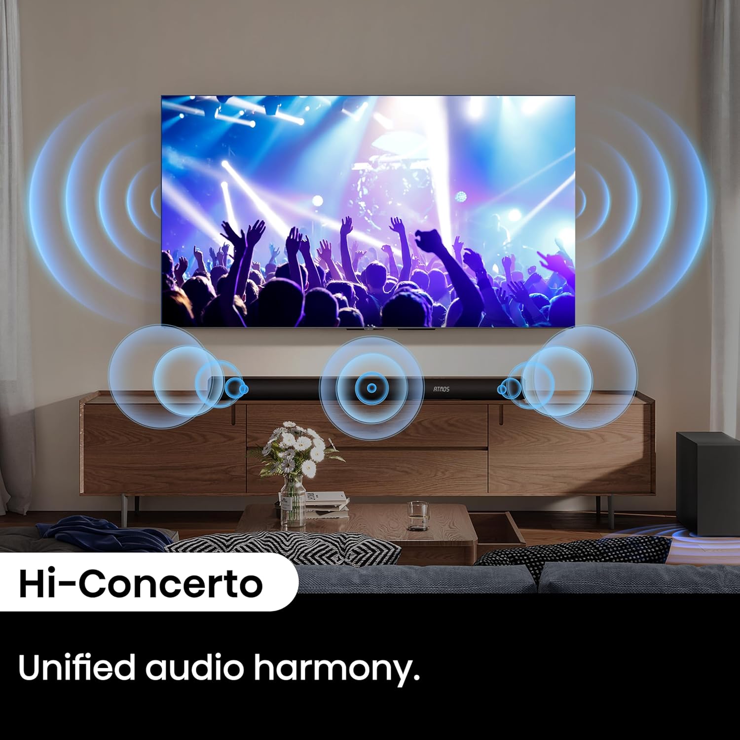 Hisense AX3100Q 3.1Ch, Dolby Atmos / DTS:X Sound Bar with Wireless Subwoofer