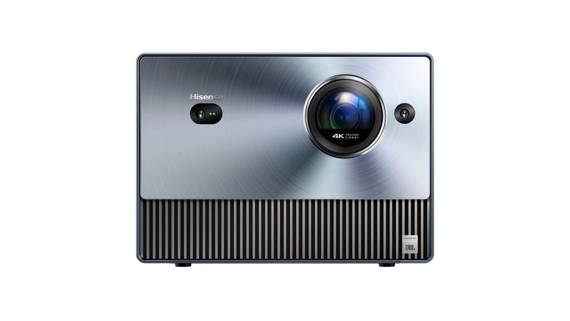 Hisense C1 PACKAGE- 4k Portable Laser Mini Projector (up to 300") w/ 120" Portable Indoor/ Outdoor Projector Screen- Refurbished