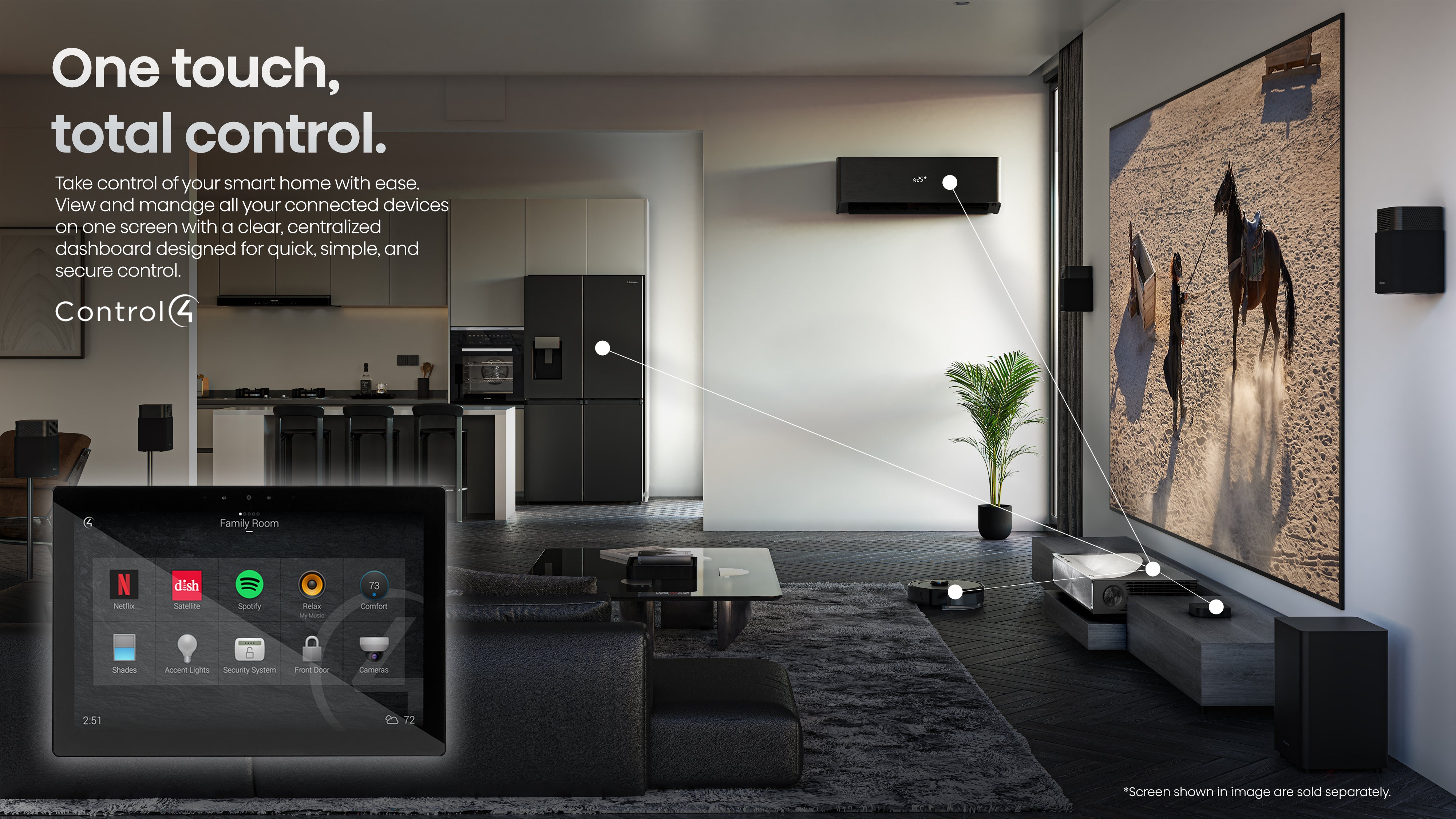 Hisense PX4-PRO, Triple Laser, Home Theater UST Projector (up to 200")