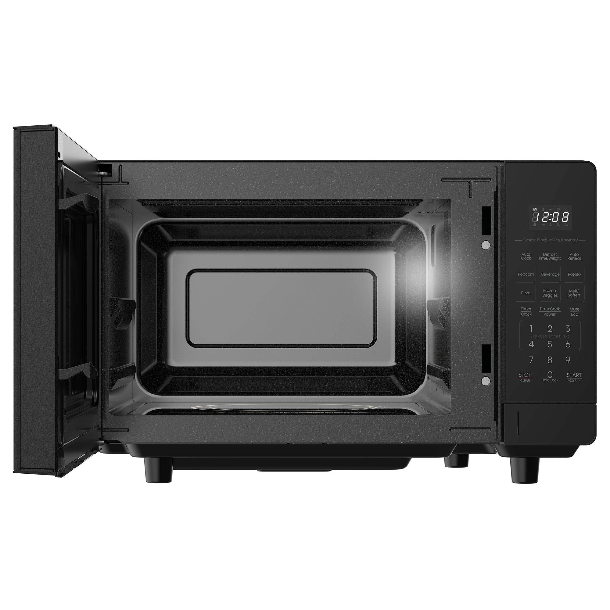 Hisense Flatbed 0.9-CU FT 900-Watt Countertop Microwave (Black)