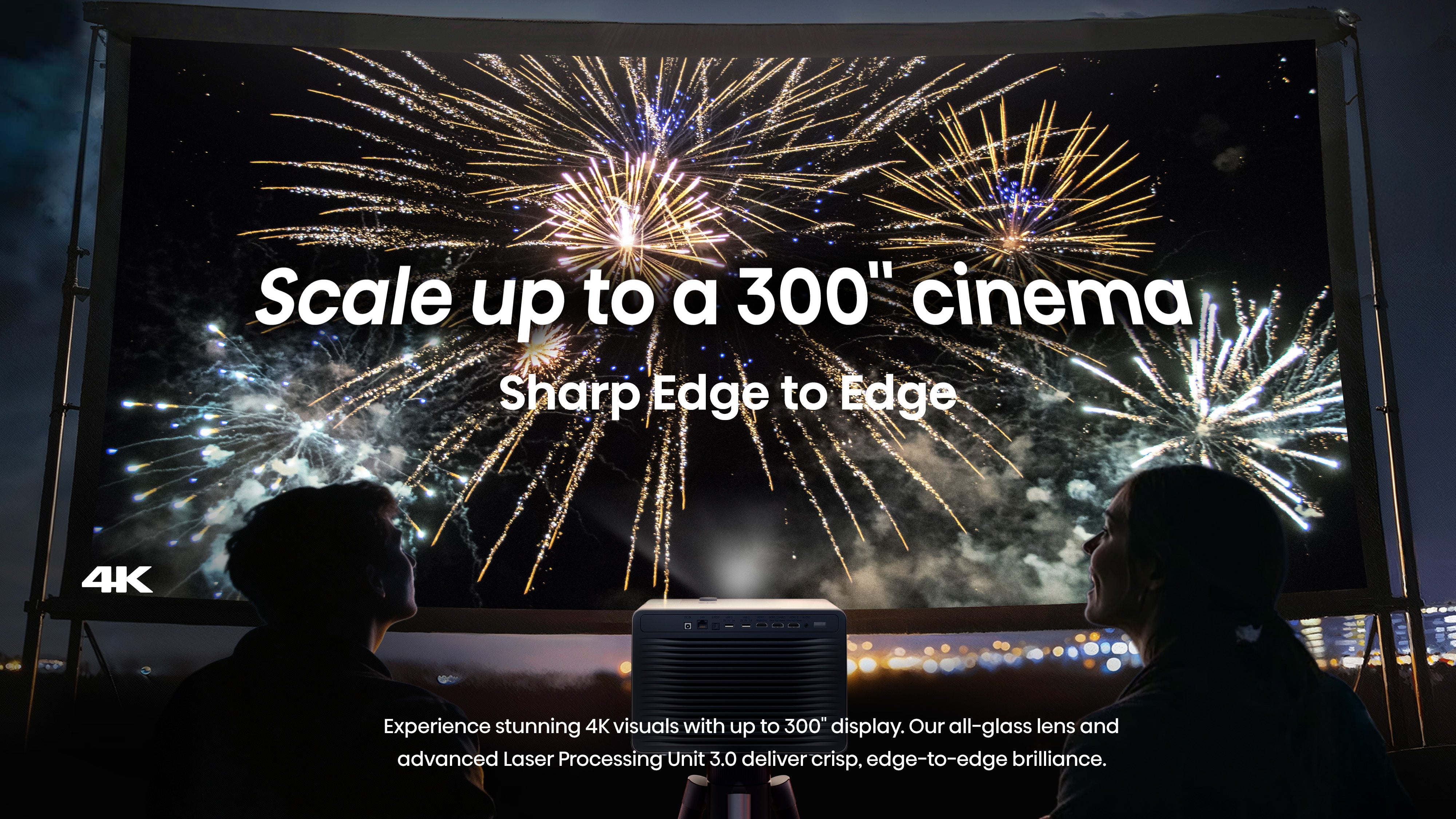 Hisense XR10 4K Triple Laser Projector with Iris & Lens shift, free Ca
