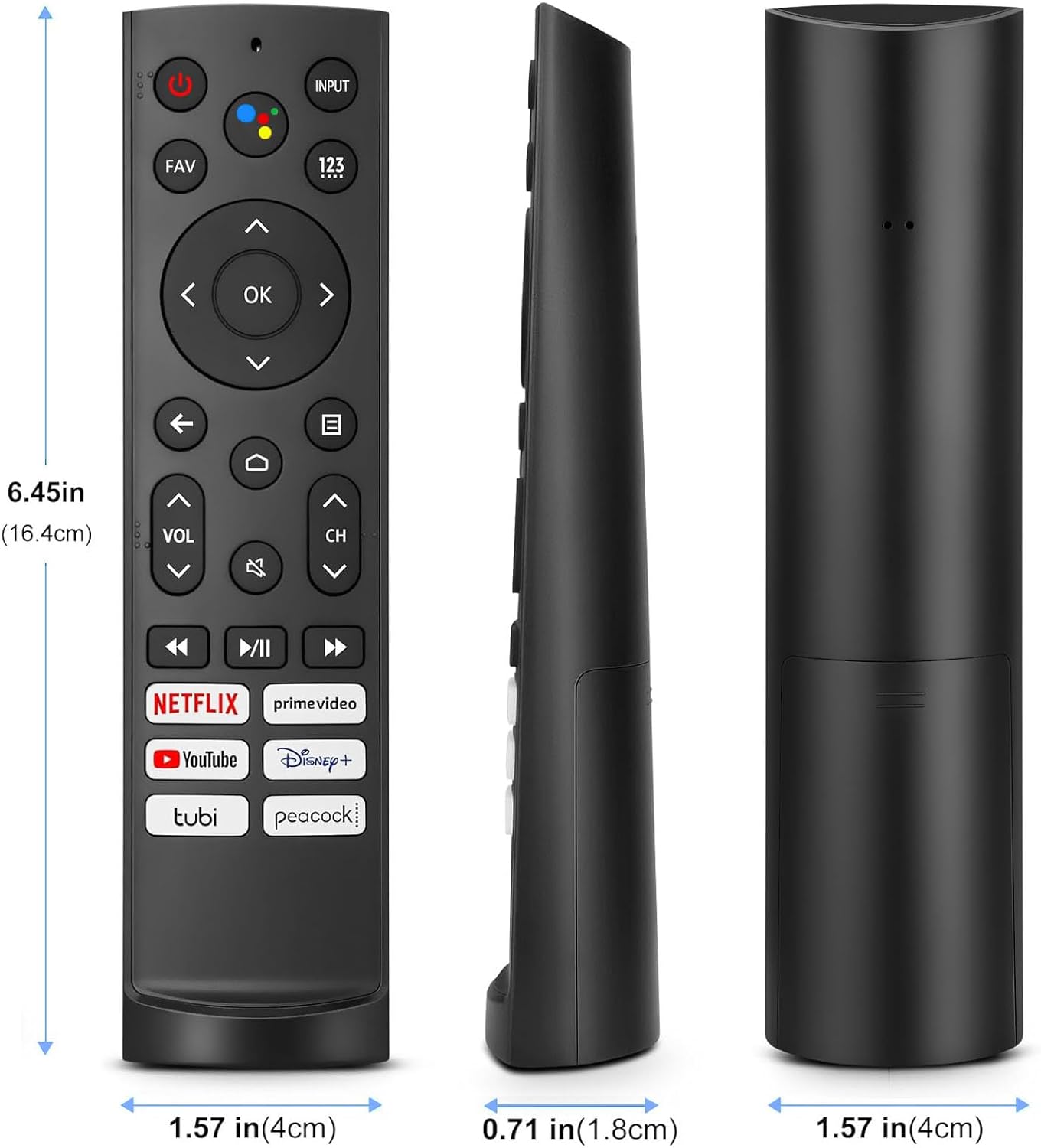 T285458 - Hisense Google TV Remote Control