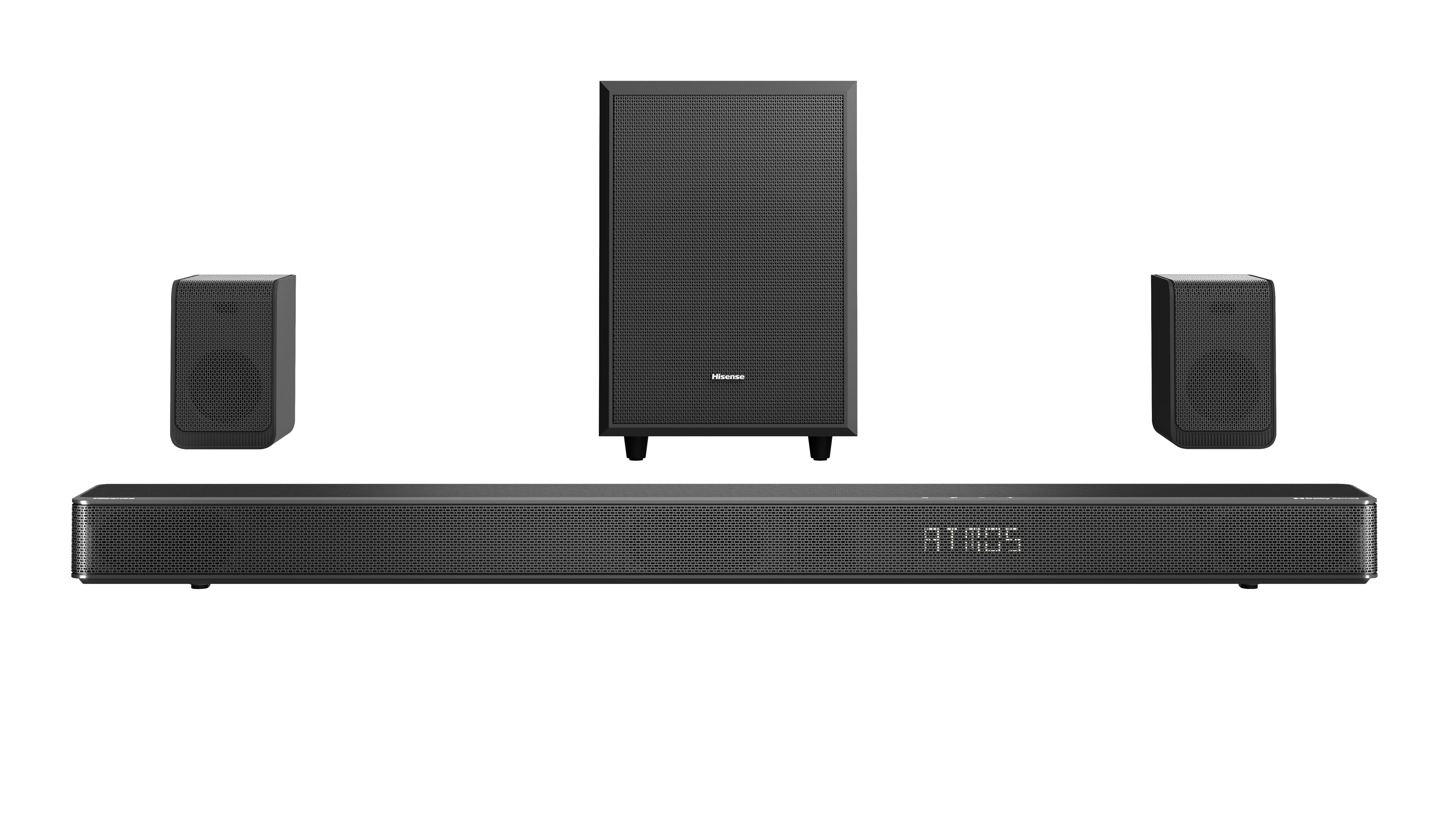 Hisense AX5125H 5.1.2 Dolby ATMOS Soundbar with Wireless Rear Speakers & Wireless Subwoofer