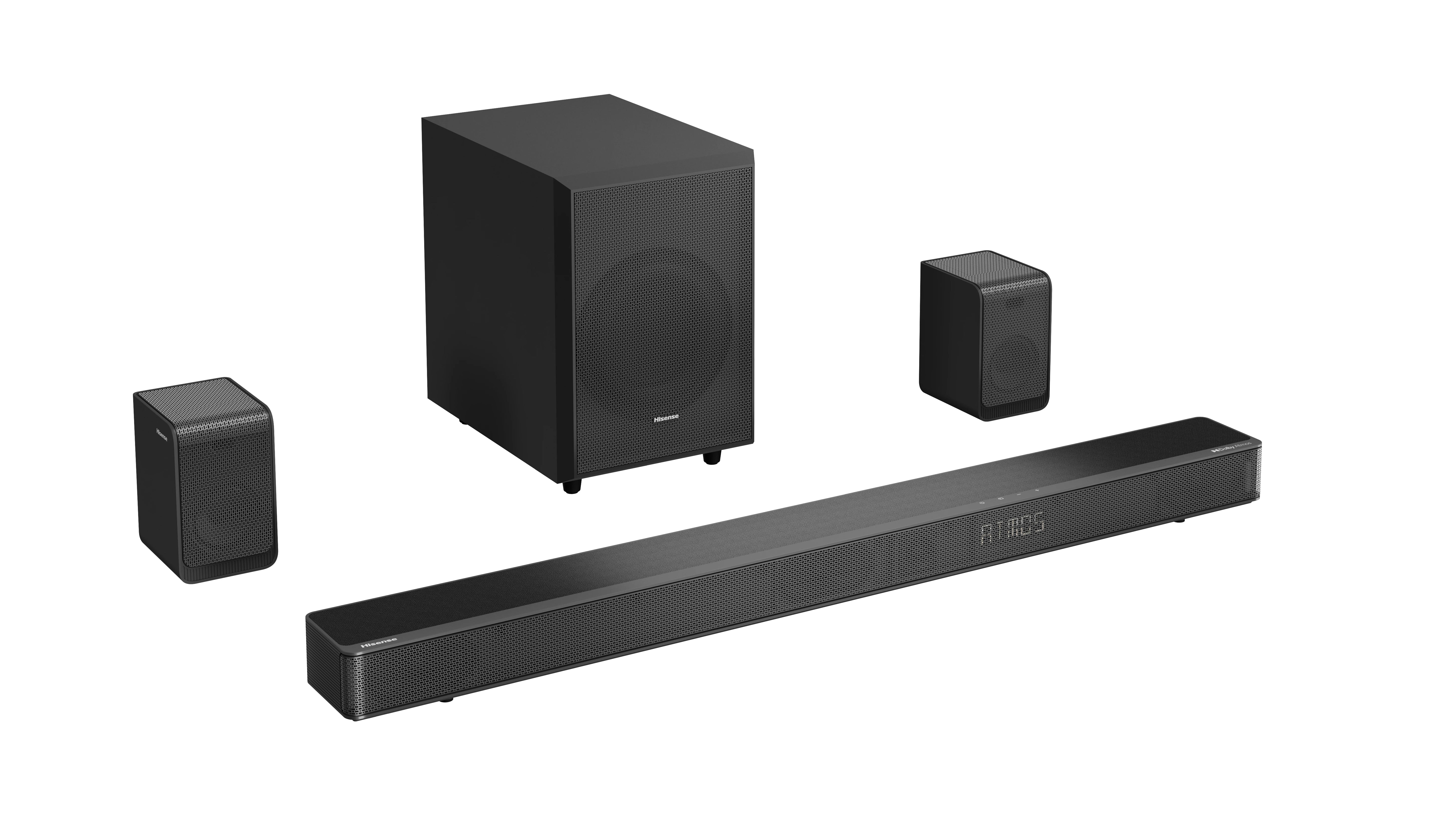 Hisense AX5125H 5.1.2 Dolby ATMOS Soundbar with Wireless Rear Speakers & Wireless Subwoofer