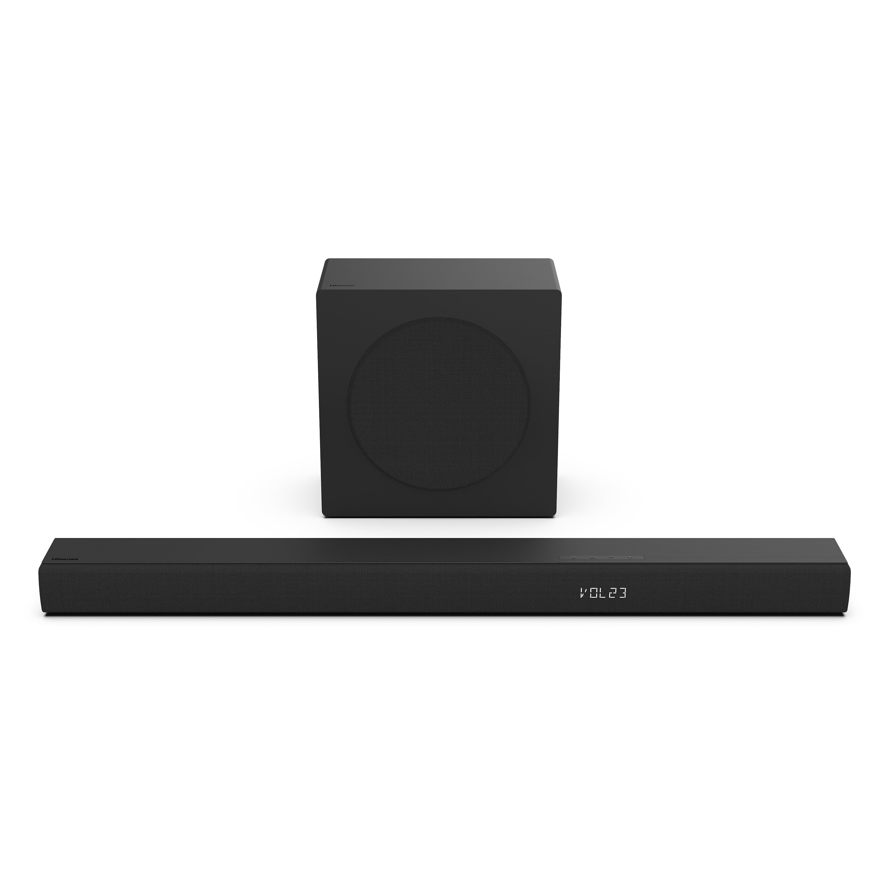 Hisense HS3100 3.1Ch Sound Bar with Wireless Subwoofer, 480W, DTS Vritual: X, Dolby Digital Plus, Bluetooth 5.3, EzPlay, Roku TV Ready, HDMI/AUX/ARC/Optical/USB, Energy Star