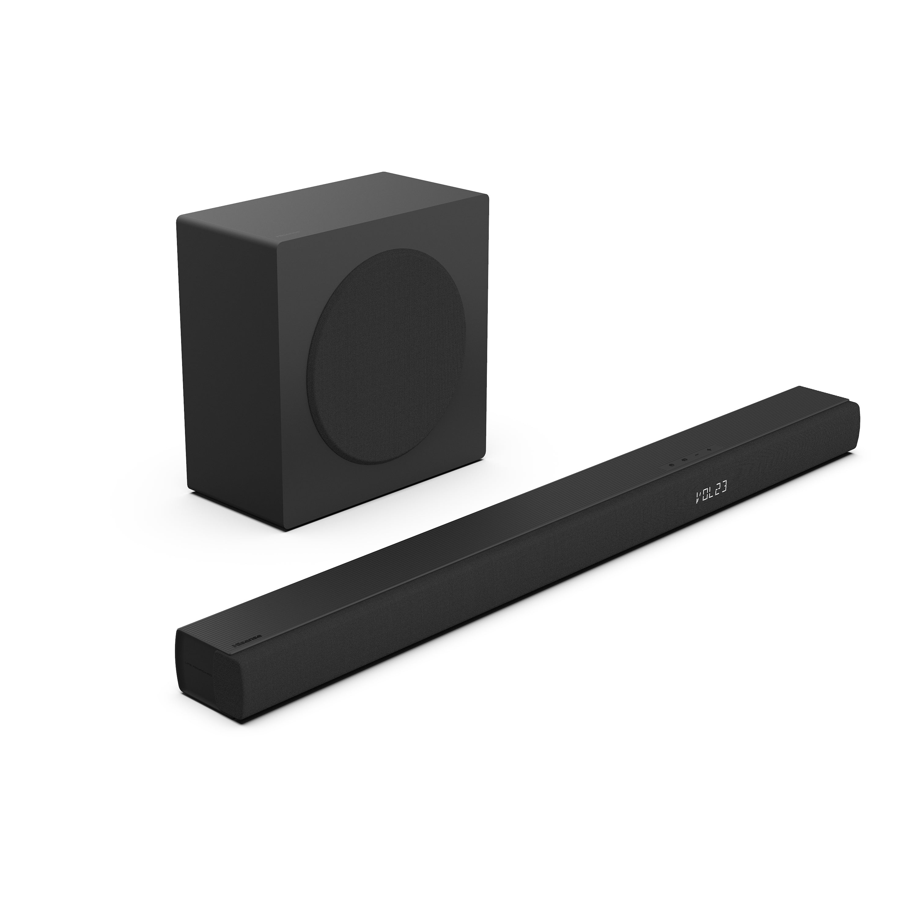 Hisense HS3100 3.1Ch Sound Bar with Wireless Subwoofer, 480W, DTS Vritual: X, Dolby Digital Plus, Bluetooth 5.3, EzPlay, Roku TV Ready, HDMI/AUX/ARC/Optical/USB, Energy Star