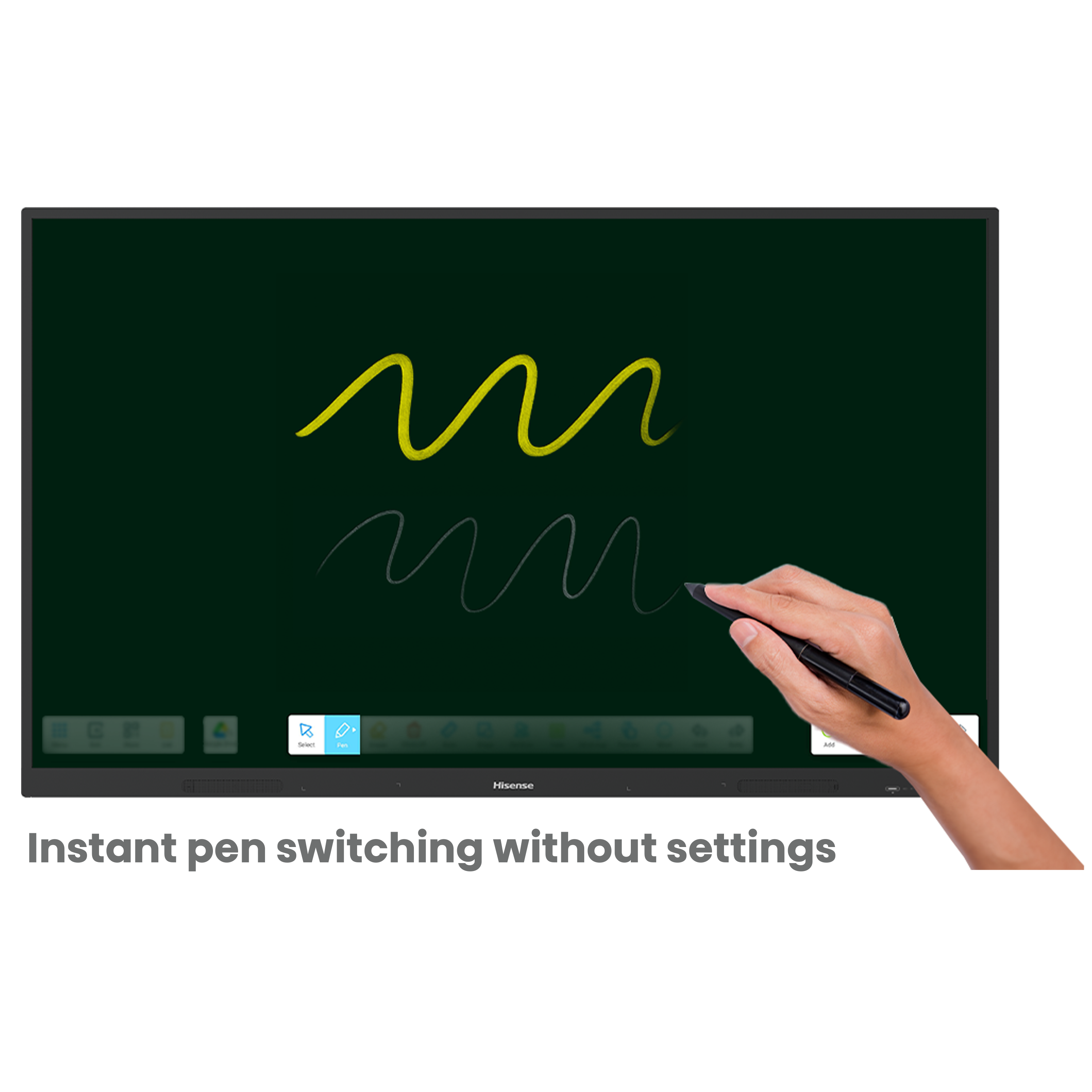 Hisense WE3FE 65/75/86", Interactive Digital Board, IR Touch, Android 14 &EDLA certified, 8GB+128GB , Touch: <40 points (OPS) / 32 points (Android)