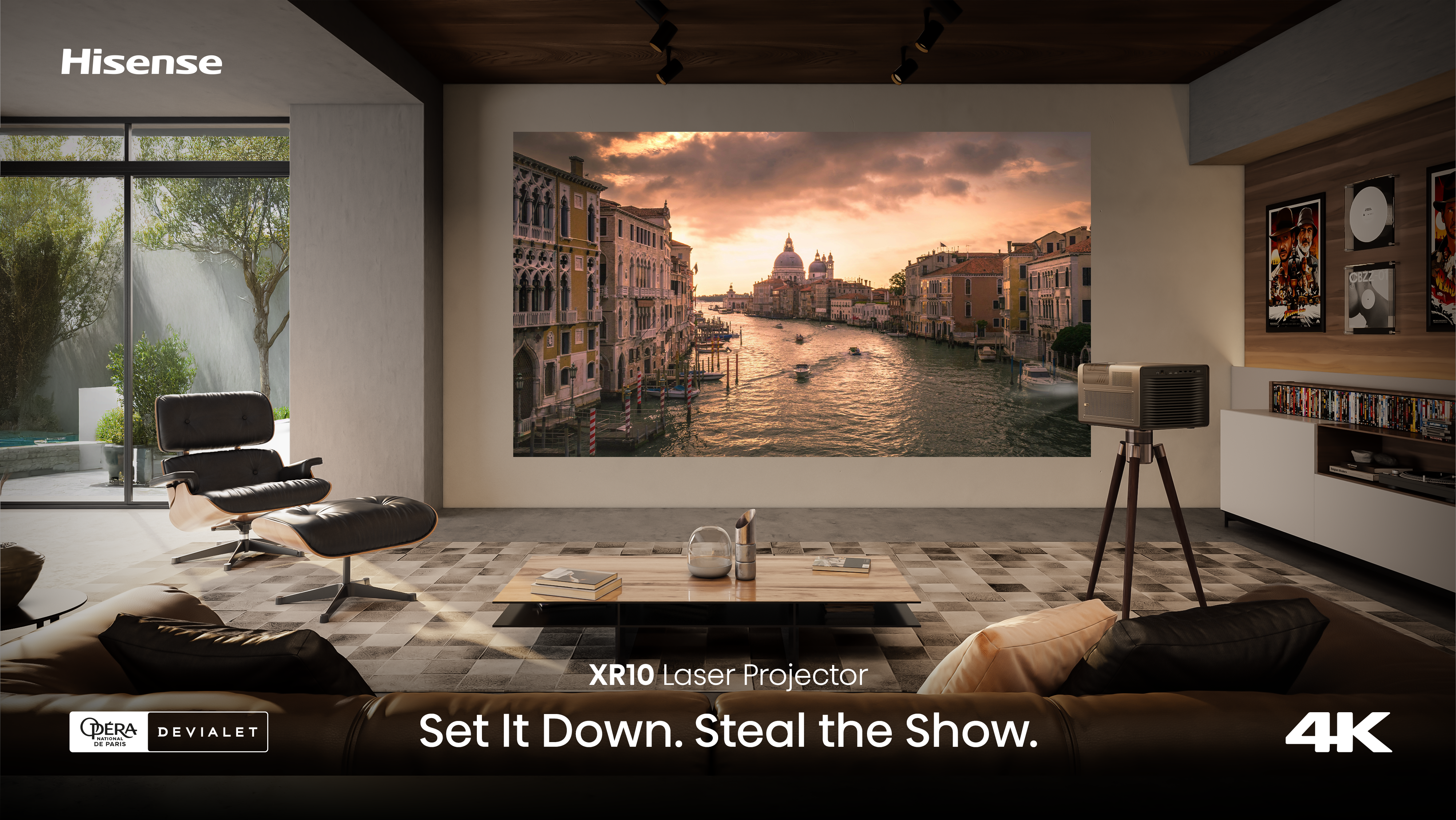 Hisense XR10 4K Triple Laser Smart Projector (Presale Bonus: FREE HT SATURN)