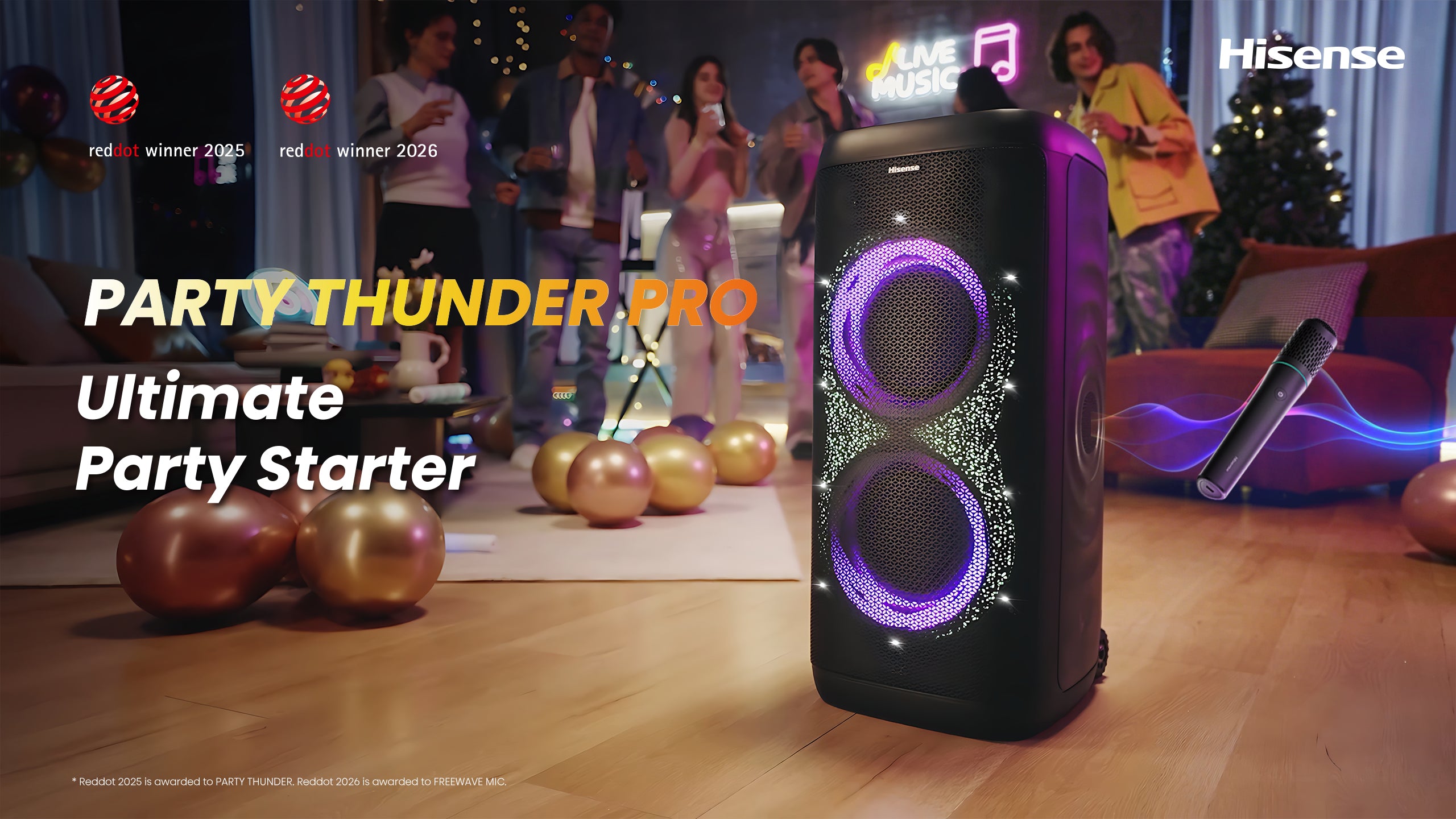 Hisense HP500, Party Thunder Pro Party Speaker