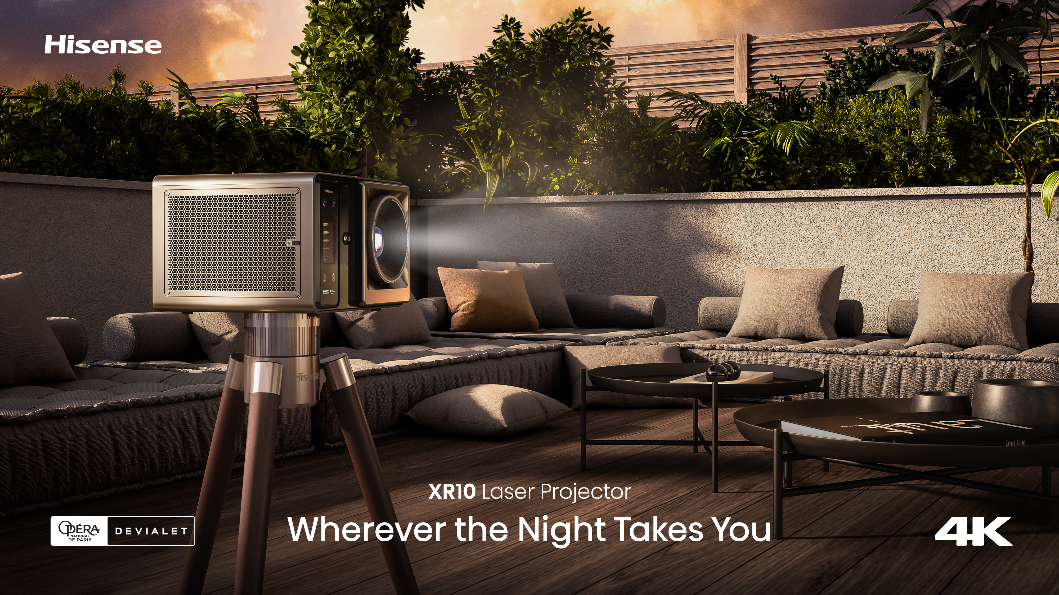 Hisense XR10 4K Triple Laser Smart Projector (Presale Bonus: FREE HT SATURN)