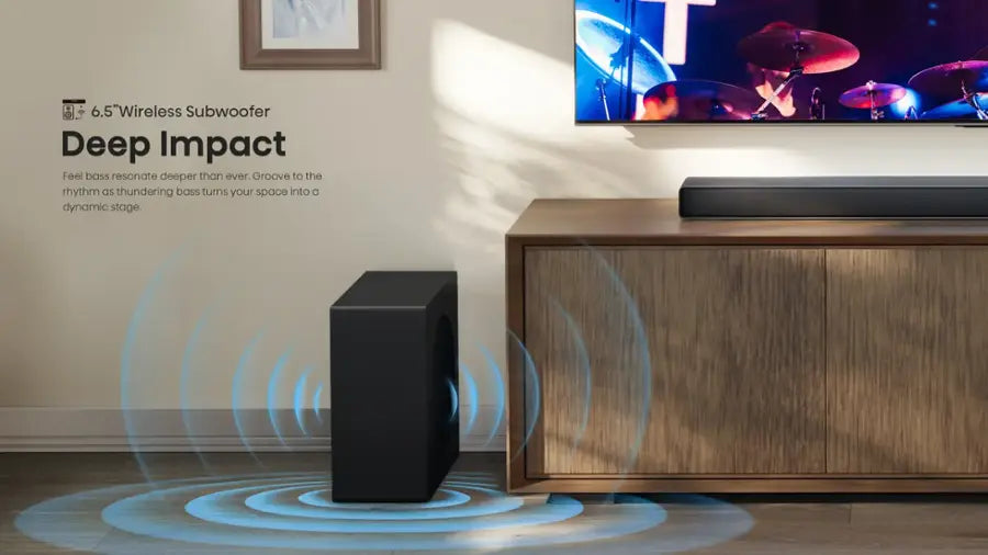 Hisense AX3120Q 3.1.2Ch, Dolby Atmos / DTS:X Sound Bar with Wireless Subwoofer